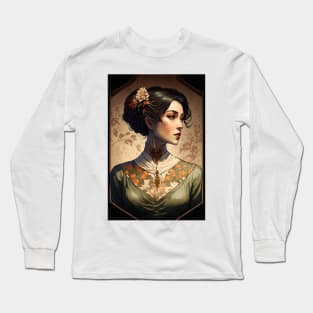 Elegant Hong Kong Lady Long Sleeve T-Shirt